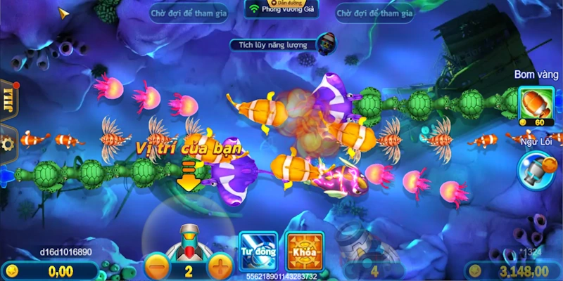 Học hỏi mẹo thu thưởng từ Bombing Fishing